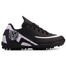 Boys' Soccer Cleats For Training And Match + Socks - Black - View 2