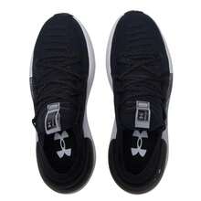 Under Armour HOVR Phantom 3 男士跑鞋，缓震轻便休闲户外公路跑鞋 - 黑色/白色 - 查看 4