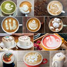 Milk Frothing Pitcher 350ml/600ml/900ml/1500ml (12oz/20oz/32oz/50oz) Steaming Pitchers Stainless Steel Milk/Coffee/Cappuccino/Latte Art Barista Steam Pitchers Milk Jug Cup With Art Pen,12oz - Silver - View 3