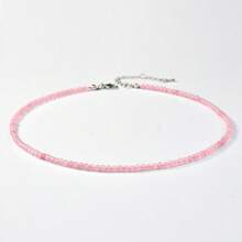 Collar de cuentas de piedras naturales de colores para la dopamina de las mujeres, joyería de de contraste vibrante, recomendación de regalo de cumpleaños