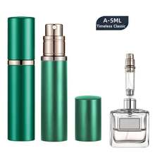 1pc Redesigned Perfume Spray Bottle, Portable Perfume Refillable Atomizer, Bottom Fill Mini Spray Travel Perfume Bottle, Pump Fills Directly From The Bottom Without Removing The Cap, 100% Pure Glass Inner Bottle, With A Visible Window So You Can Easily Know How Much Perfume Is Left, Available In 5ml / 8ml /10ml