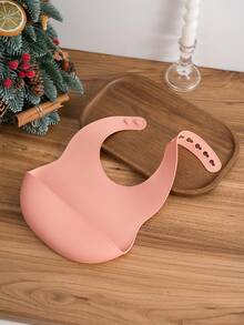 1pc Print On Demand Name Pattern Baby Silicone Bib Custom Baby Tableware Baby Adjustable Bibs Personalized Customization Baby Gifts