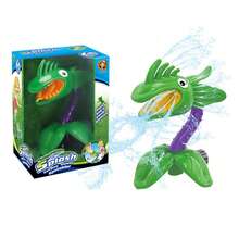 1 件卡通形状喷水玩具，鲜艳的色彩户外戏水玩具，儿童夏季戏水工具，适用于庭院、泳池边和海滩戏水场景