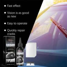 1PCS Car Windshield Crack Repair Kit, 2025 New Glass Repair Liquid For Cracks Glass Cracks Gone Repair Kit Windshield Repair Kit, Quick Fix Windshield & Glass Repair Tools For Chips And Cracks (1 Set) - Black - View 4