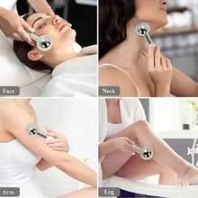 1PC Globes Cold Hot Stainless Steel Roller Skin Beauty Spa Cooling Globe Massage Ball Face Care Cryo Freeze Stick,Beauty,Skin Care Products,Spa,Self Care,Skin Care Tools,Face Care,Esthetician Supplies,Massage,Face Massage,Face Roller - 彩色 - 查看 5