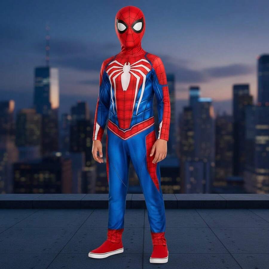 KIWI Gamerverse Costume For Boys And Girls, Complete Superhero Costume, Comfortable And Durable With Authentic Video Game Design, Ideal For Theme Parties And Halloween - Nhiều màu - Xem 1