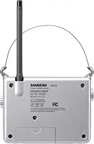 Sangean PR-D6 - Radio portatile (importata)