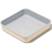 Sartén cuadrada antiadherente de cerámica de 22,7 cm: Utensilios de hornear de acero aluminizado, lavar a mano, garantía de 1 año - Multicolor - Ver 2