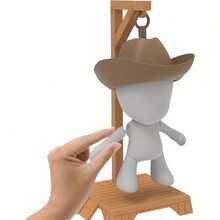 [Word Guessing Game] Save The Villain | Spanish&English Party Game, Great Icebreaker For Friends And Family, Fun And Competitive Gift, Holiday Gift, Christmas Gift, New Year Gift(Accessories Color Is Random) - Multicolor - View 6