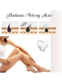 Unisex Crystal Painless Hair Removal Device, Reusable Nano Glass Leg Hair Remover For Women, Magical Crystal Hair Removal Tool For Back, Arms, Legs - No Need To Shave, Washable