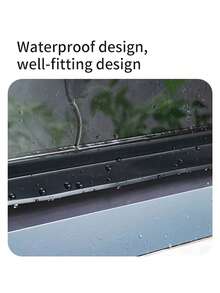 1 件装窗户雨挡条、窗户防水罩、阳台窗户防水屏障、滑动窗户防水防风装置（防雨溅）