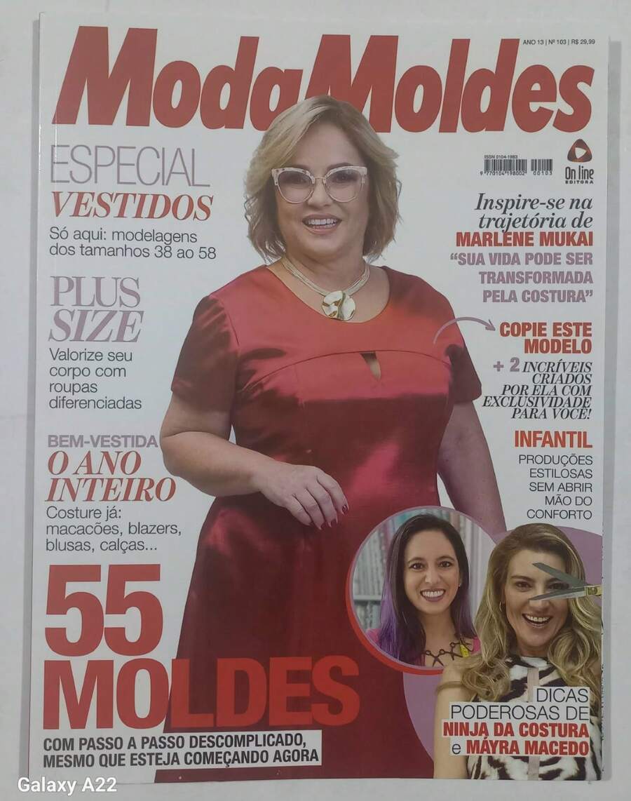 Revista MODA MOLDES ed. 103 - Livro único - Visão 1