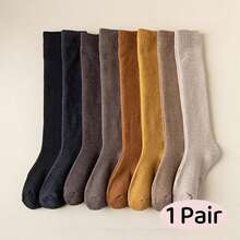4 pares/2 pares/1 par Calcetines de lana gruesos para mujer, cálidos para uso diario y atuendos en casa