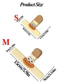 6pcs/4pcs/1pc New Food Bag Sealing Clips - Strong Clips, Suitable For Snacks And Food Preservation, Large Food Bag Clips And Small Bread Clips, Snack Bag Sealer, Plastic Preservation Clips, Multi-Size Plastic Sealing Clips, Suitable For Kitchen And Office, Suitable For Bread, Snacks And Food Bag Preservation Clips, Kitchen And Dining Accessories - Multicolor - View 9