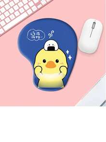 Popular Mouse Pad Wrist Rest, Silicone Wrist Support Mouse Pad, Office Mouse Pad Wrist Rest, Dirt-Resistant, Cute Pet Silicone Wrist Support Mouse Pad With Personalized Heat Transfer Printing, Soft Silicone Wrist Cushion, Wrist Rest Mouse Pad, Office Keyboard Wrist Support, Non-Slip Mouse Hand Pad, Office Business Round Special-Shaped Hand Support, Thickened Silicone Wrist Pad For Durable Wrist Protection - Multicolor - View 7