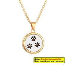 Aromatherapy Essential Oil Diffuser Necklace Tree Of Life Pattern Stainless Steel Locket Pendant Gift For Women And Girls - Gold - View 18