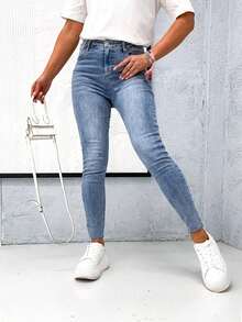 Skinny Light Medium Blau
