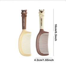 Water Vole Shaped Hair Brush - Cute Baby Colors Children's Hair Comb, Compact And Portable, Suitable For Travel - Multicolor - View 4
