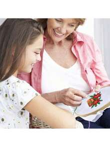 PUBAMALL 146 Piezas Bordado de hilo, hilos de punto de cruz, hilo de pulseras de la , color del iris (124 colores) - 1 - Ver 4