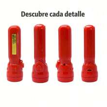 Mini Linterna Recargable Lámpara Portátil Led Tres Modos 4 Colores LED-2768 - Verde - Ver 5