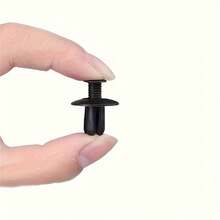 100pcs Plastic Rivets Fasteners, Durable Car Clips For Interior/Exterior/Trunk, Quick Install Screws For Bumpers And Fenders, Industrial Nuts, Full Thread Coverage - Multicolor - View 7