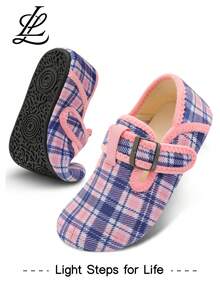 Leisfit Women's Autumn And Winter Velvet Flat Shoes, Comfortable And Breathable Round Toe Casual Shoes, Low Cut Adjustable Soft Soled Warm Home Casual Shoes, Suitable As Gifts For Wives And Mothers - Powder Blue - View 2