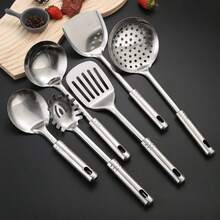8-Piece Modern Stainless Steel Cookware Set - Cooking And Service Tools - Non-Stick Pans, Dishwasher - Perfect For Home Chefs And Cooking Enthusiasts - Essential For Holiday Life/Kitchen Essentials/Smooth Cookware/Durable Cookware,Kitchen Essentials,Kitchen,Quick Ship Items - 銀色 - 查看 9