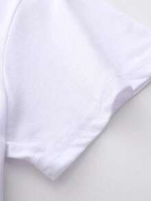 Women's Regular Floral Print Short Sleeve Round Neck T-Shirt - trắng - Xem 4