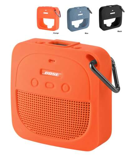 Silikonfodral för _SoundLink Micro-högtalare, bärbart skyddsfodral med rem, silikonskydd, mjuk beröring, vattentät och dammtät