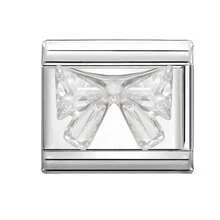 1件装DIY意大利模块化手链，饰有心形和蝴蝶结，适合作为派对礼物送给朋友/情侣，适用于圣诞节、新年、万圣节、情人节等场合。设计精美，采用不锈钢材质，兼具实用性和时尚感，并镶嵌水钻，营造圣诞氛围，可用于圣诞装饰、派对穿搭、圣诞礼物、家居装饰、复古夏季、优雅装扮、万圣节配饰等，四季皆宜，也适合学校、晚会、毕业典礼等场合佩戴。 - M293761 - 查看 4