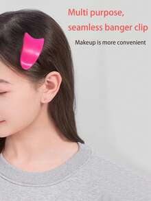 1pc False Eyelash Applicator Tweezer With Comb For Convenient Application Of Fake Eyelashes, Glue, And Using As Hair Clip, Beauty Tool In Pink - Hot Pink - View 11