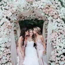 Silk Hydrangea Heads With Stems Artificial Flowers Heads For Home Wedding Decor,Pack Of 10 (White) - Đỏ claret mới - Xem 11