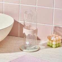 1 Portable Travel Toothbrush Storage Box - Portable Plastic Toothpaste Cup, Mouthwash Cup With Lid, Toothpaste, Toothbrush Storage Box, Essential Mouthwash Cup For Travel, Bathroom Mouthwash Cup, Portable Hygiene Solution, Suitable For Business Travel And Vacation, Suitable For 4 Seasons - Multicolor - View 12