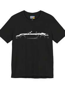 718 Boxster Shirt W Side Silhouette  2017 - 2025 982 718 Boxster & Boxster S Or GTS On TShirt  Car Guy Gift - 款式3 - 查看 1