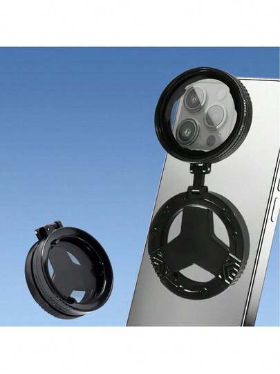 52Mm Magnetic CPL Lens Filter Kit For Mobile Cameras, Featuring An Ultra-Thin Multi-Coated CPL Filter With Properties, Suitable For Smartphone Photography.