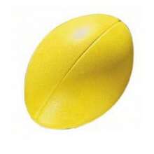 Carta Sport Sponge Rugby Ball (Yellow) - 100% Mixed - (CS1079) - Yellow - View 1