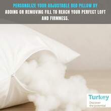 CAQQA Ultra Soft Pillow Set Of 2 (50x75 Cm) – Washable, Color Options, Decorative & Premium Quality For Home & Hotel - White - View 6