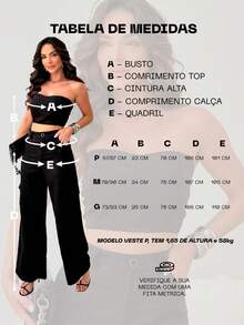 Tailored Set Cargo Pants And Top - 黑色 - 查看 3