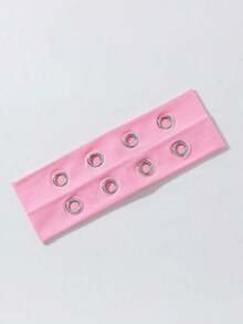 1pc Fashion Punk Headband, Gothic Style Soft Non-Slip Elastic Hollow Beach/Holiday Headband, Stretchy Yoga Sports Headband, Versatile For Daily Wear Fall Winter Hair Band Hair Accessories For Women For Vacation Outfits Woman Elegant Scarf Women Bandana Soft Headwrap - 粉色 - 查看 6