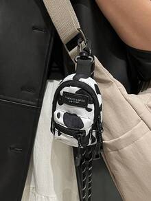 Coin Purse Mini Bag Pendant Bag Zebra Print Leopard Print Cow Print Cherry Daisy Backpack Pendant Backpack Pendant Bag For Women Wallet Mini Wallet Purse Wallet Wristlet Wallet Travel Wallet Coin Wallet - Multicolor - View 17