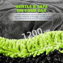 منشفة تجفيف سيارة SUV كاملة الحجم - متوفرة بمقاسات صغيرة وسطى وكبيرة وكبيرة جدًا، تقنية خيوط ملتوية، ماصة للغاية ومقاومة للخدش، قابلة للغسل في الغسالة، لتنظيف وتجفيف السيارة، منشفة تجفيف السيارة، ملحق غسيل المركبات، تصميم ثنائي الوجه، قماش ماص للغاية. مصنوعة من 100% بوليستر. منشفة حمام