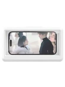 1PC 360 ° Rotating Waterproof Shower Phone Holder, Extendable, Adjustable Angle, Shower Room, Shower, Shower Phone Case, Bathroom Wall Anti Fog High-Sensitivity Cover Installation Box, Mirror, Bathtub, Kitchen, Waterproof Bathroom Touch Screen, Phone Bathroom Decoration For Summer Return To School Bathroom Storage Rack&Corner Rack