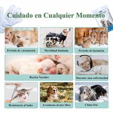 30 Piezas Toallitas Humedas para Perro, Toallitas de Guantes de Aseo para Mascotas de Hipoalergénico, Eliminan Olores, Nutren y Cuidan Pelaje, para Ojos, Glúteos y Cuerpo de Perros y Gatos - 1 - Ver 7