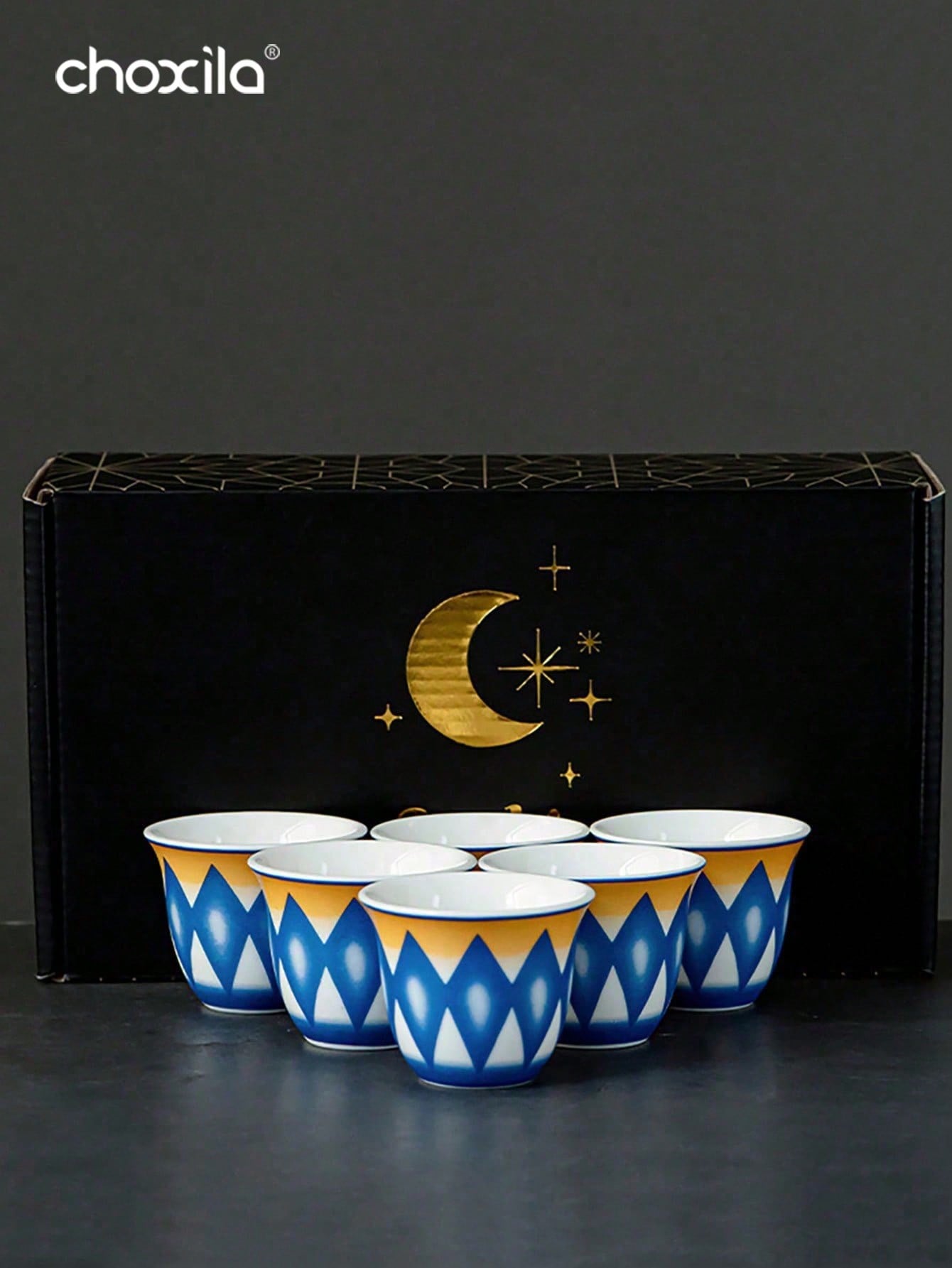 choxila 6 قطعة/مجموعة أكواب قهوة سيراميك صغيرة سعة...