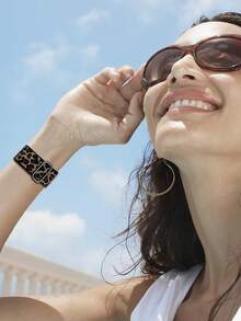 精细编织弹力编织表带，兼容三星 Galaxy Watch 8 表带 40 毫米 44 毫米/Galaxy Watch 8 Classic 46 毫米，可调节弹性尼龙腕带运动表带，适用于 Galaxy Watch 8 2025 男女款，是馈赠亲朋好友的礼物 - For Watch 8 - 查看 5