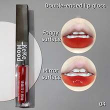 1pc Gege Bear Glossy & Matte Finish Lip Gloss, 5 Color Options, Long-Lasting, Moisturizing, Velvet Texture, Brightening