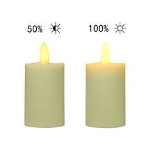 MAX. 800 ore, 2 lumini votivi a LED a batteria AAA, lumino decorativo con telecomando (batterie non incluse)