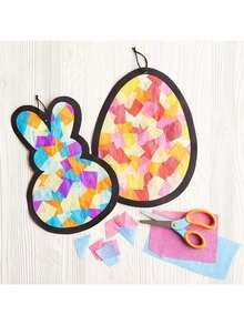 Kesote Papel de Seda Papel de 20 Colores para Hacer Manualidades Decorativas (50 x 35) - 1 - Ver 2