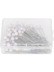 Alfileres de Perlas, Agujas de Localización, Decoración, Suministros de Bolas de Flores, Cabeza de Aguja de Perla, Uds., Alfileres Rectos Redondos - 1 - Ver 6