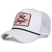 1Piece Men Letter Embroidered Baseball Cap Outdoor Adjustable Sunscreen Leisure Hat Spring Autumn Travel Tourism Beach Vacation - 彩色 - 查看 5